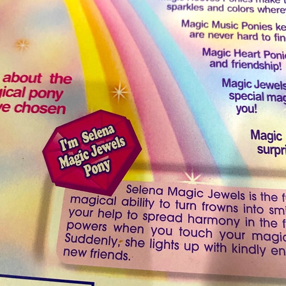 MAGIC TOUCH PONY VTG 90s MAGIC JEWELS PONIES, LIGHT UP & BLINK COLLECTION OF 3 - Picture 15 of 16